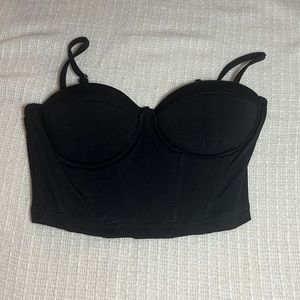 Black corset top